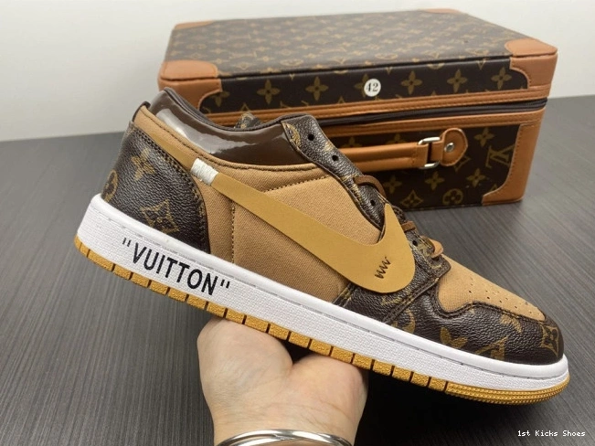 1st Kicks Shoes 1 Jordan OW LOW Air AJ1 x Off-Louis 0814